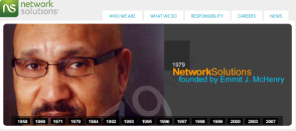 Emmit McHenry, original founder of Network Solutions https://stemdrum.wordpress.com/2014/02/02/african-american-internet-pioneer/